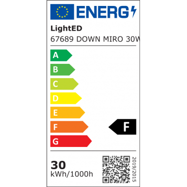 LIGHTED MIRÓ Downlight 30W 4000K