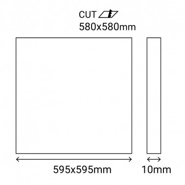 SULION PLATE Panel LED 36W RGB