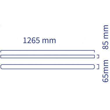 ATMOSS Pantalla estanca T8 120CM