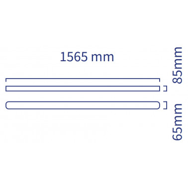 ATMOSS Pantalla estanca T8 150CM