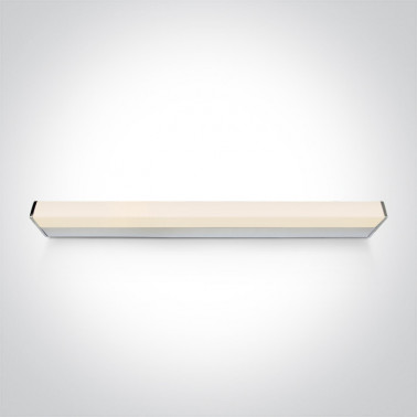 ONE LIGHT Aplique de baño rectangular cromo 880 mm