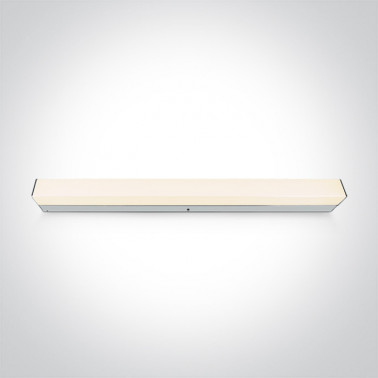 ONE LIGHT Aplique de baño rectangular cromo 15W 3000K