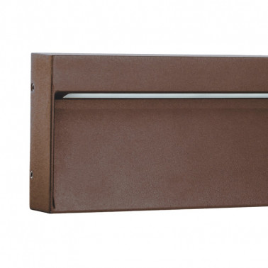 SULION KAMAL LED aplique corten rectangular