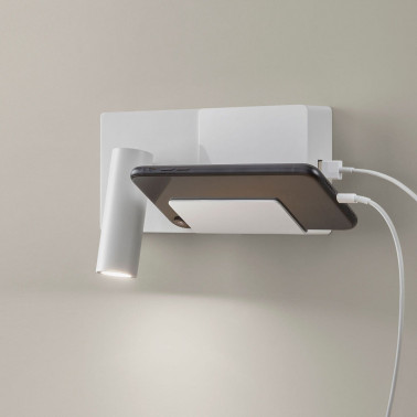 LEDSC4 E-LAMP Mini Aplique blanco