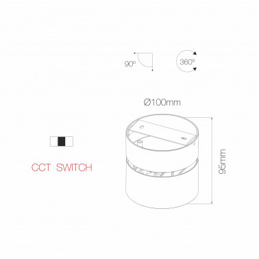 BENEITO FAURE CONCORD CCT Dimmable Blanco