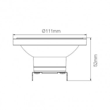 BENEITO FAURE LYNK AR111 G53 12V 4000K