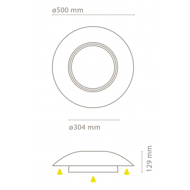 NEXIA TIRES DOWN 500 PLAFÓN VARIOS ACABADOS