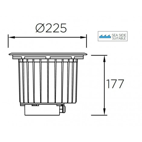 LEDSC4 GEA COB 223 Empotrable 4000K