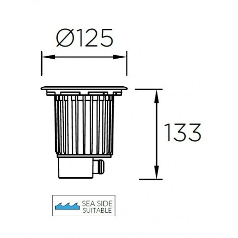 LEDSC4 GEA COB 125 Empotrable 4000K