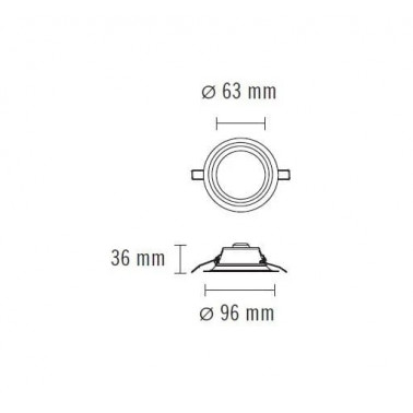 NEXIA HUT S DOWNLIGHT 3000K