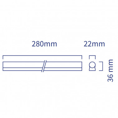 ATMOSS REGLETA LED T5 4W 4200K 30cm