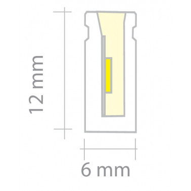 QLT TIRA LED NEON 18W 2700K IP67 6mm