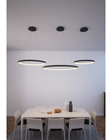 ACB GRACE 580 DALI/PUSH Colgante Negro CCT