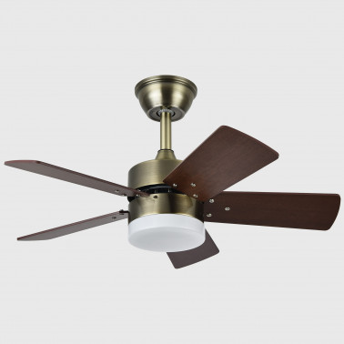 Ventilador con Luz de Techo de Cuero Marta