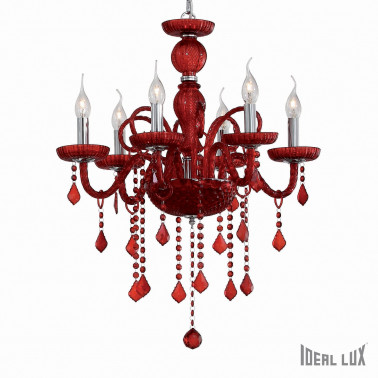 IDEAL LUX GIUDECCA SP6 Colgante rojo