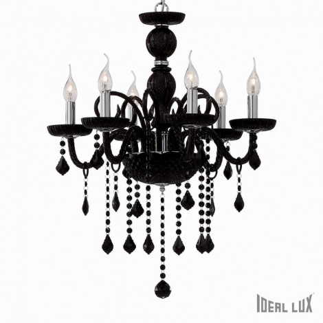 IDEAL LUX GIUDECCA SP6 Lámpara colgante negro