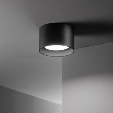 IDEAL LUX SPIKE PL1 plafon negro