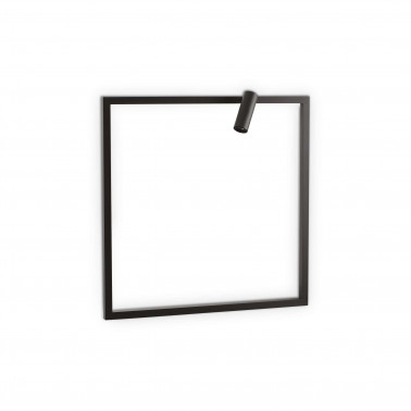 IDEAL LUX SYNTESI AP SQUARE aplique negro