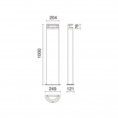 DOPO LOOP BALIZA H1000 3000K