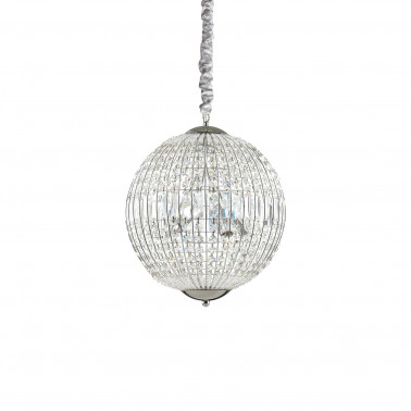 IDEAL LUX LUXOR SP6 Lámpara colgante cristal