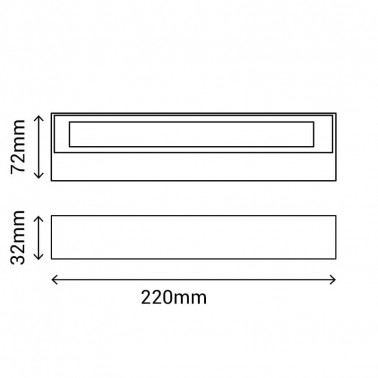 SULION TISA APLIQUE GRIS ANTRACITA 2X8W