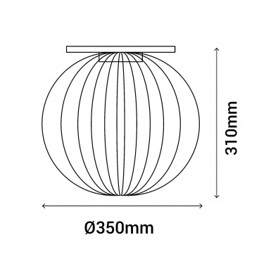 SULION HELIO BALIZA SOLAR NEGRO Ø350