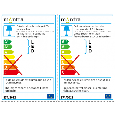 MANTRA ALTEA 500 Aplique Blanco 4000K