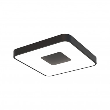 MANTRA COIN SQUARE PLAFÓN NEGRO 80W