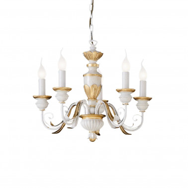 IDEAL LUX FIRENZE SP5 Blanco antiguo