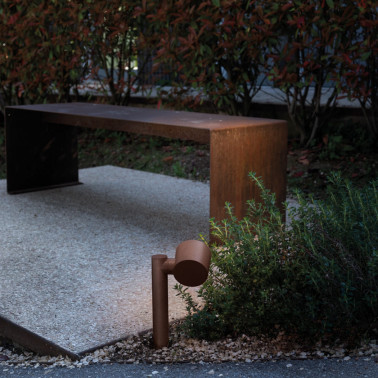 LOMBARDO CLIC GARDEN GU10 ESTACA CORTEN