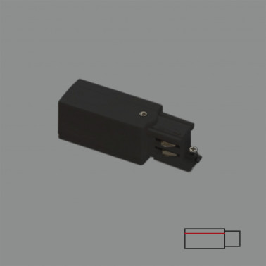 ACB CONECTOR IZQUIERDA NEGRO