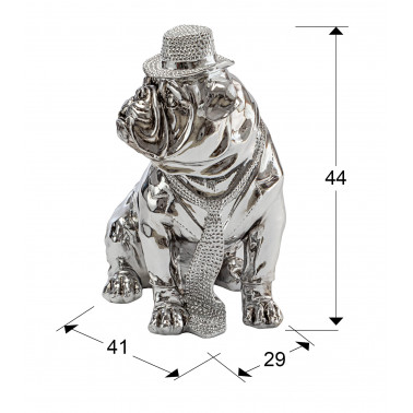 SCHULLER BULLDOG HAT FIGURA MEDIANA CROMO