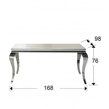 SCHULLER BARROQUE MESA DE COMEDOR 168CM