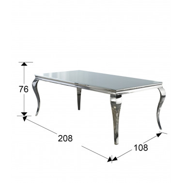 SCHULLER BARROQUE MESA DE COMEDOR 208CM