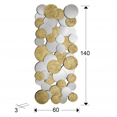 SCHULLER CIRZE ESPEJO 140X60