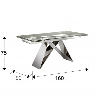 SCHULLER MIKA MESA DE COMEDOR EXTENSIBLE