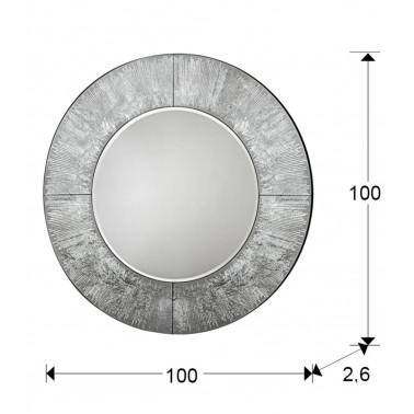 SCHULLER AURORA ESPEJO Ø100