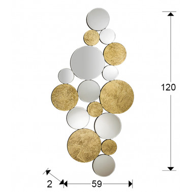 SCHULLER CIRZE ESPEJO 120X59