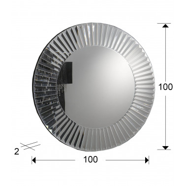 SCHULLER ZEUS ESPEJO Ø100