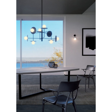 REDO PLATO Colgante negro 8L