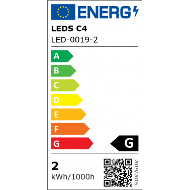 LEDSC4 GAMMA Square Aplique Níquel