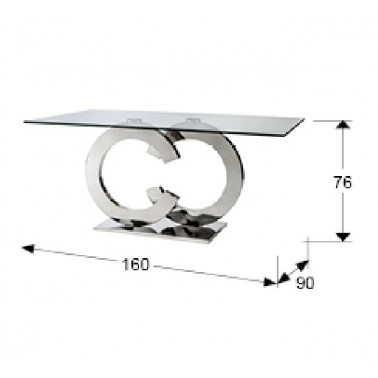 SCHULLER CASANDRA MESA DE COMEDOR 160CM