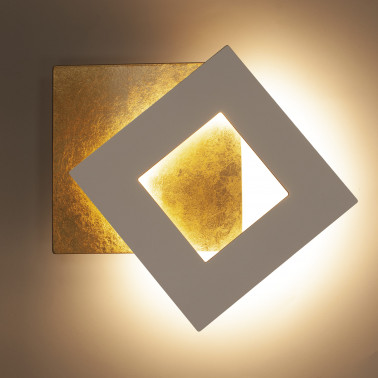 MANTRA DALIA APLIQUE CORTEN/ORO 12W