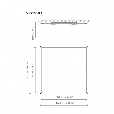 B.LUX VEROCA 1 Repuesto Tela Beige