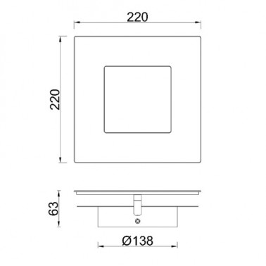 MANTRA DALIA APLIQUE BLANCO 24W