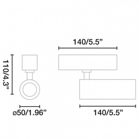 FARO NESO HOLE 10W 2700K 18º Blanco