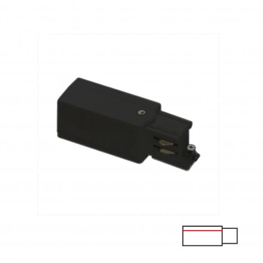 ACB CONECTOR IZQUIERDA NEGRO