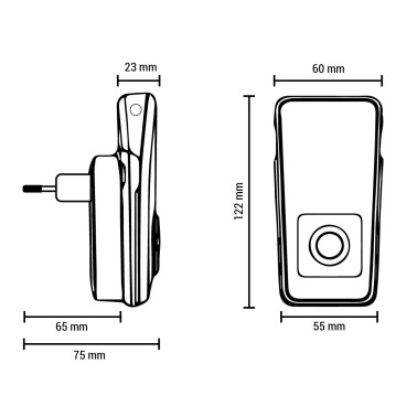 LIGHTED Sensor de movimiento + linterna