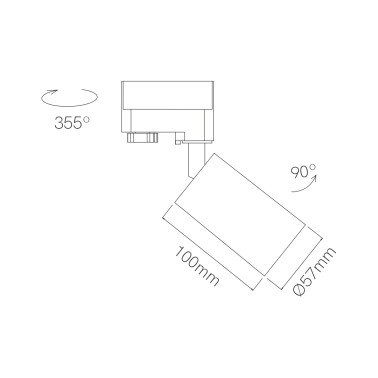 BENEITO FAURE PICOLO GU10 Proyector Blanco