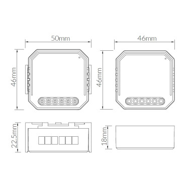 ATMOSS PASTILLA PULSADOR 2300W-250W LED WIFI